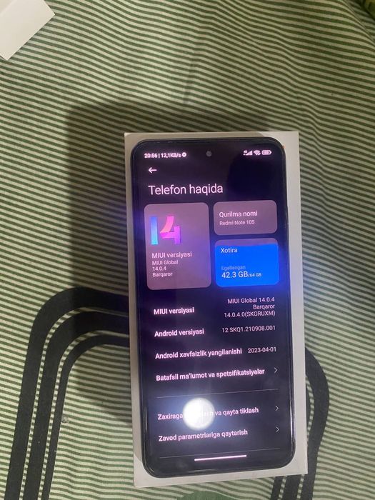 Redmi Note 10 holati ideal