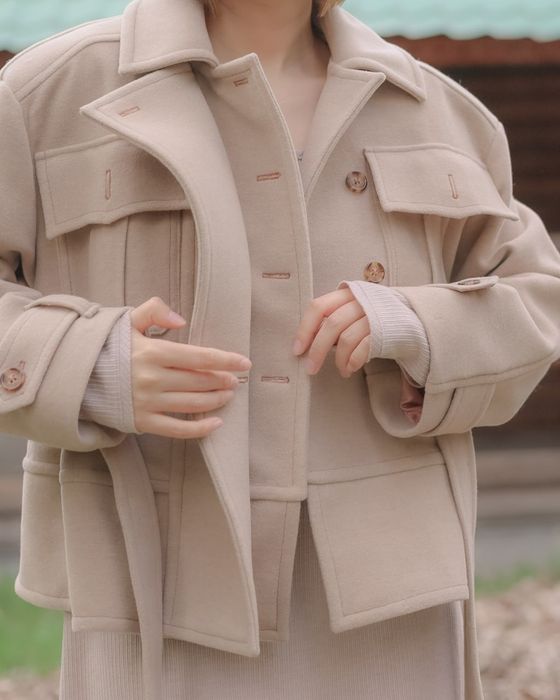 Ппальто из шерсти