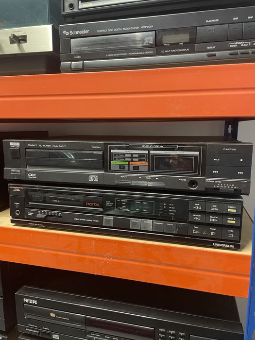 Cd player yamaha philips uher cec schneider fischer nikko universum