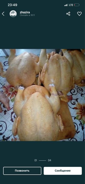 Домашнии куры на жарку