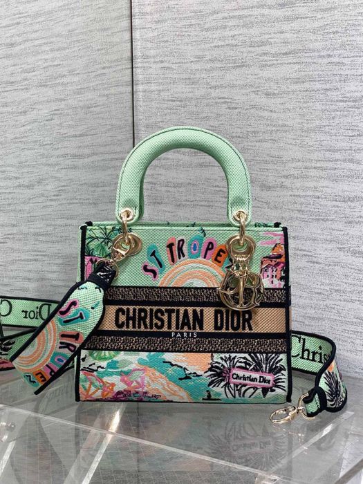 Geanta Christian Dior Lady Jacquard