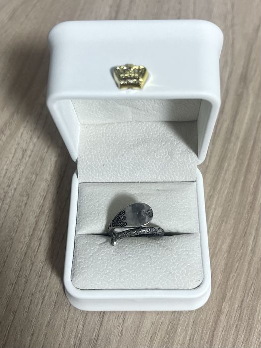 Кольцо серебро домбыра