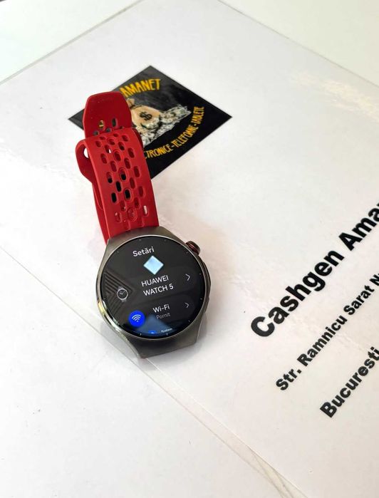 Cashgen Amanet Huawei Watch 5 LTe titanium- 46mm watch gt4