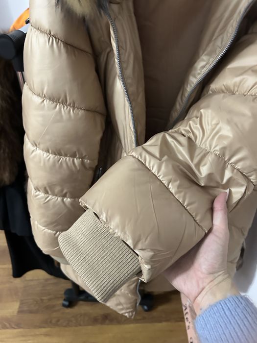 Geaca dama blana naturala