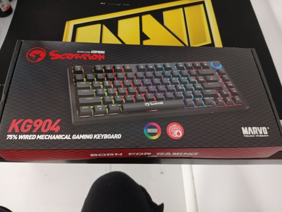 Tastatura Gaming Mecanica Marvo KG904 Red Switch