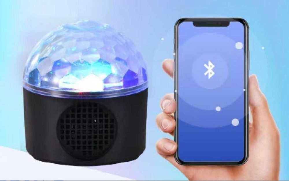 Преносима LED Bluetooth диско лампа с колонка XL-911