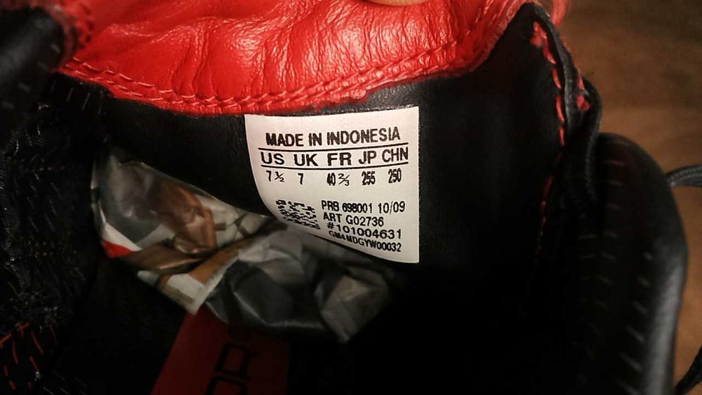 ADIDAS PREDATOR размер EUR40 2/3 / UK7 бутонки естествена кожа 32-11-S