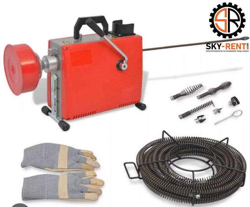 Наем на машини и инструменти с доставка в страната