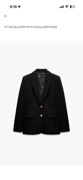 Черен блейзър Zara