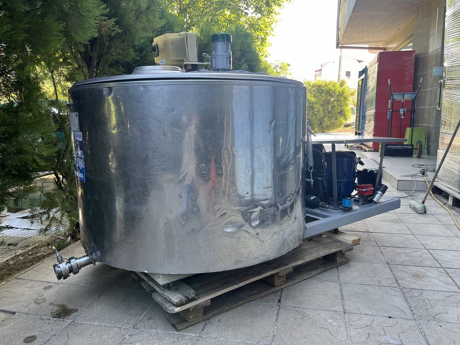 Хладилна вана за мляко неръждавейка