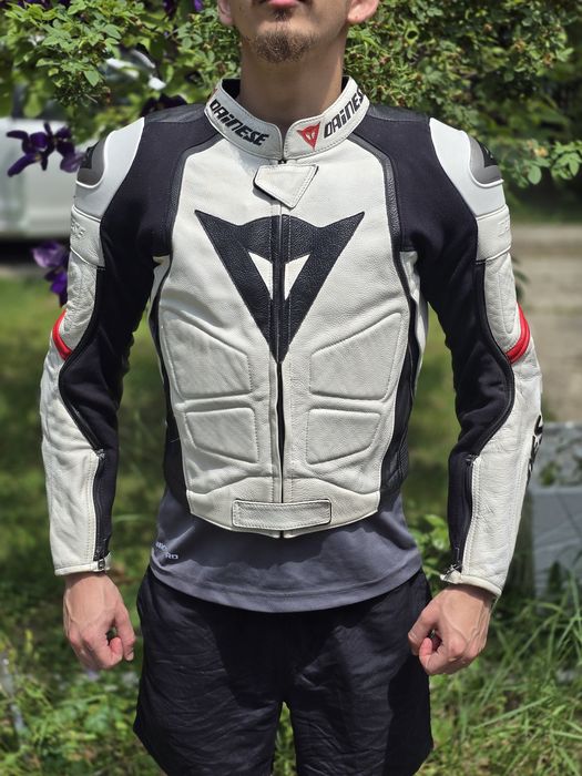 Geaca moto piele  DAINESE LAGUNA SECA M dama S barbat