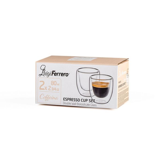Чаша за еспреco Luigi Ferrero Coffeina FR-8012 80ml, 2 броя