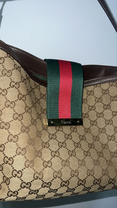 Винтидж Gucci дамска чанта пълен комплект