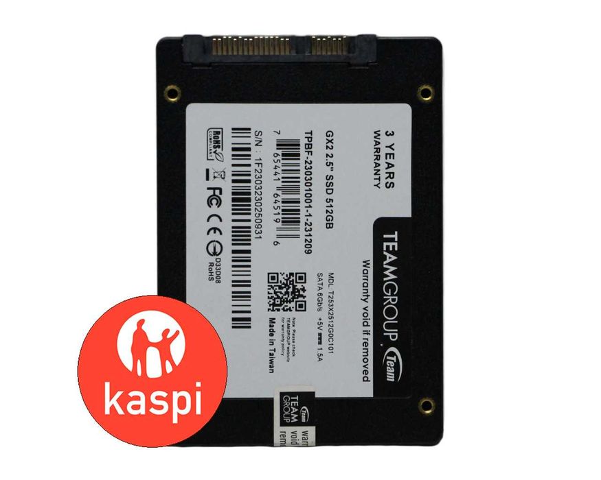 Жесткий диск SSD SSD 512 Gb SATA 2.5 - slim 7mm Team Group