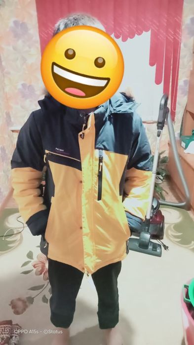 Детский куртка желтый 146