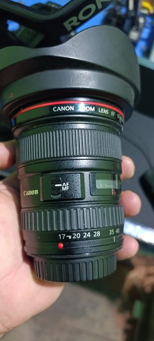 canon 17-40 EF L USM ideal xolatda chetdan kelgan
