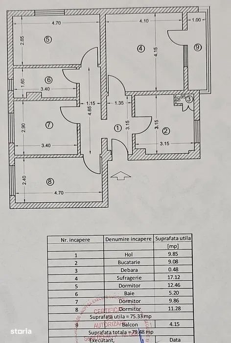 Apartament 4 camere – aproape de centru- confort, spatiu si liniste!