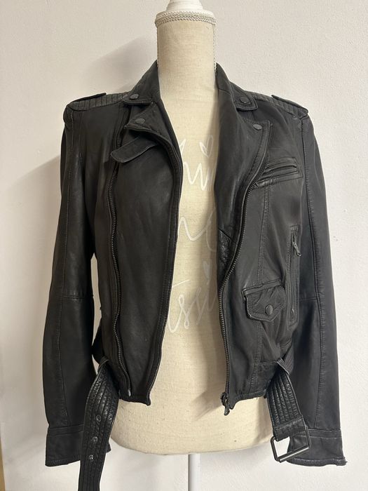 Кожено яке Zara естествена кожа