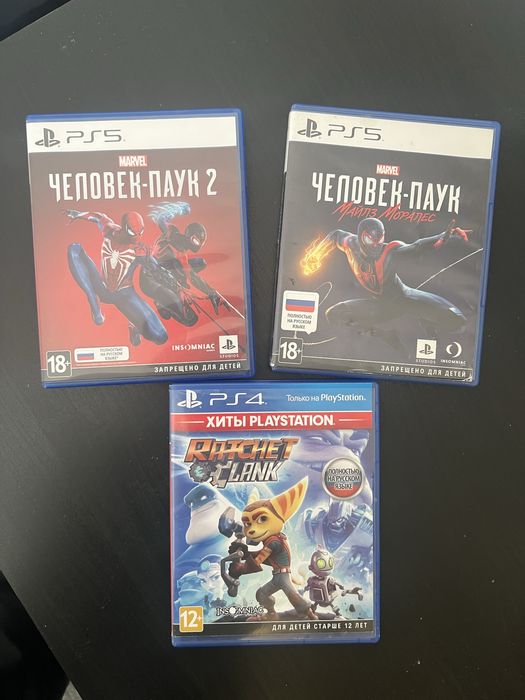 PS5 Человек паук 1,2