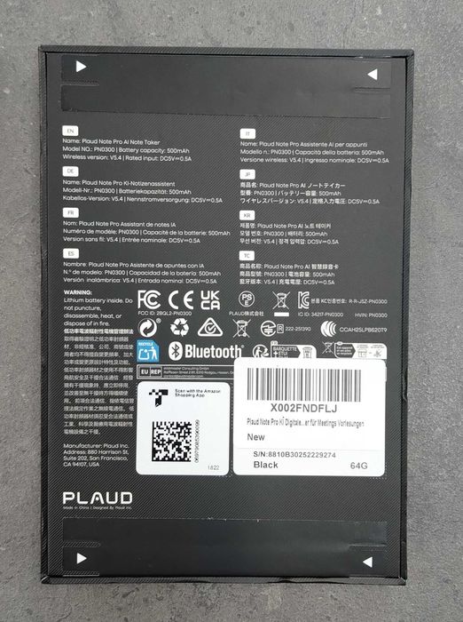 PLAUD Note Pro Negru [#10389#]