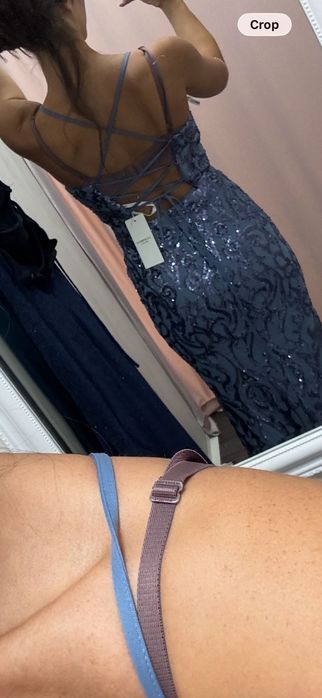 Официална рокля с пайети