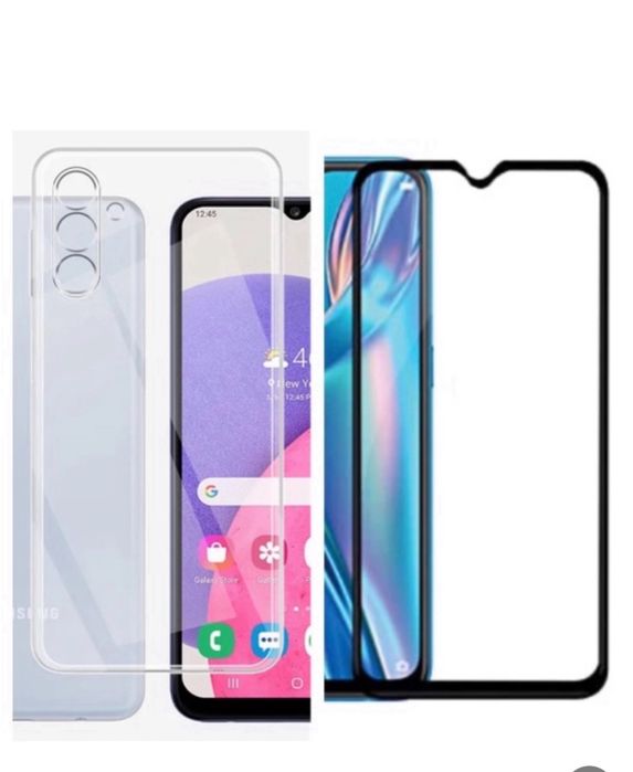 Samsung A31/A32/A33/A34/A35/A36/A37 Husa Silicon si Folie Sticla X Glass9D