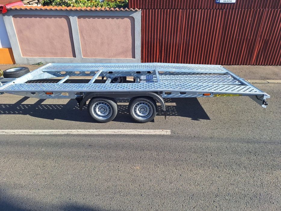 Inchiriez/inchiriere/remorca platforma/trailer auto 2000 kg 4,5 metri