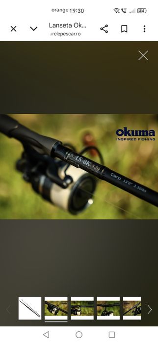 Vând  lansete Okuma