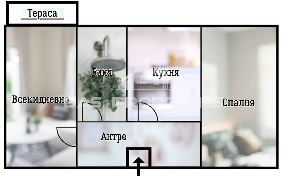 2-стаен в София-Илинден площ 70