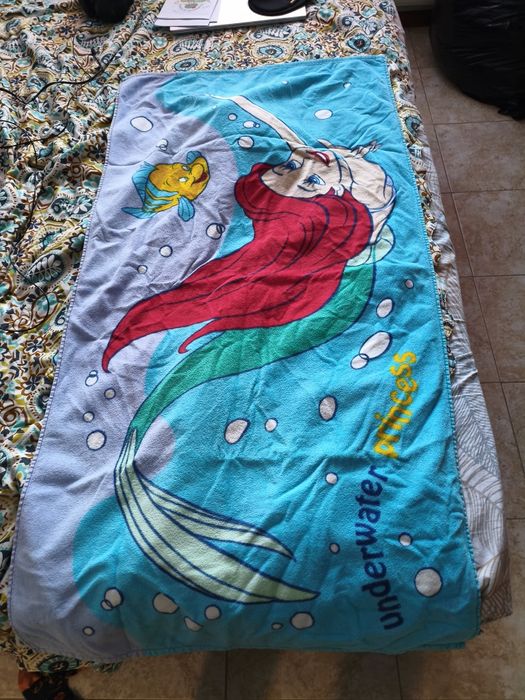 Пончо, хавлия, комплект бебешки чарашфи, плажна кърпа Ариел