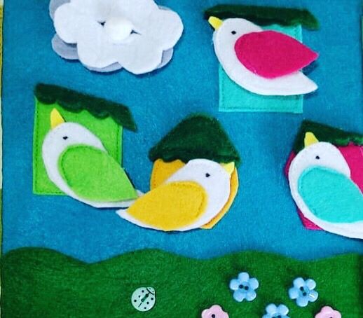 Развивающие игрушки из фетра