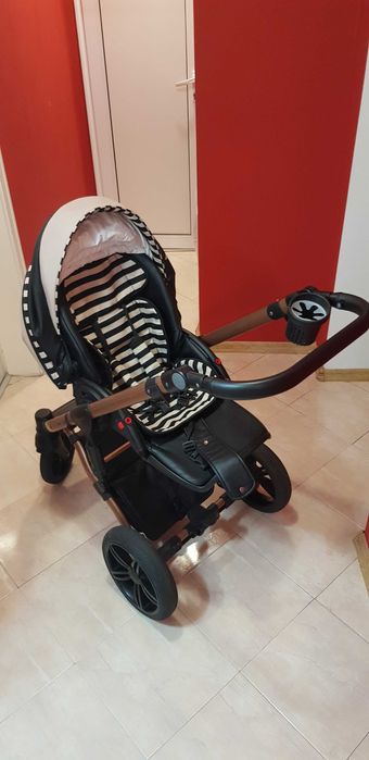 Бебешка количка 3 в 1 DaDa Paradiso Stars Gold