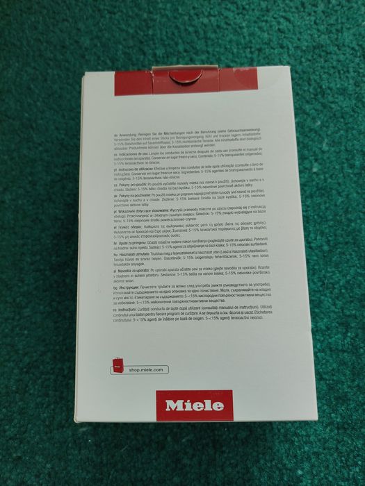 Agent curatare conducte lapte Miele, 100 pliculete