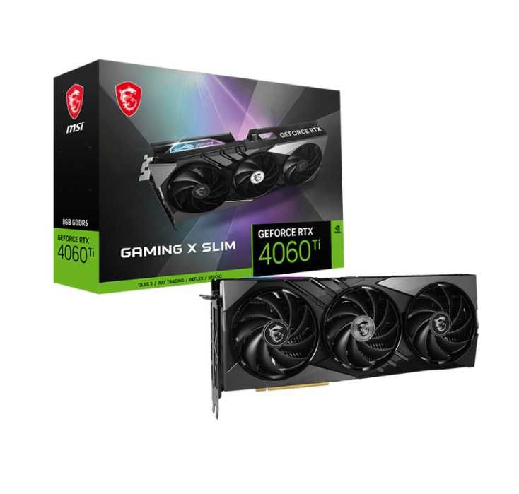 Placă video RTX 4060 Ti GAMING X SLIM 8GB MSI
