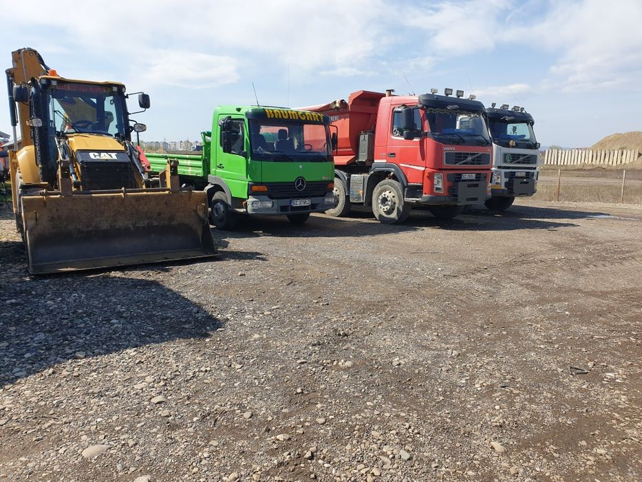 Inchiriez utilaje de construcții si autobasculante 8x4 , 7,5T