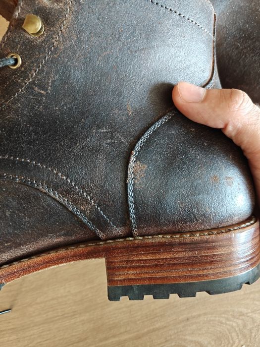 Bocanci cusuți de mână Goodyear welt Junkard