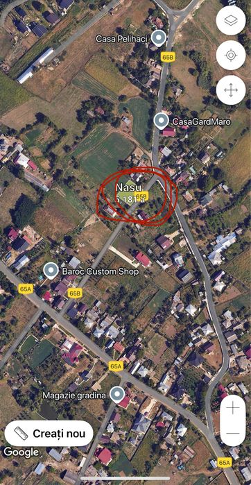 Teren intravilan sat cismea ciusmea  , primul lot la strada!