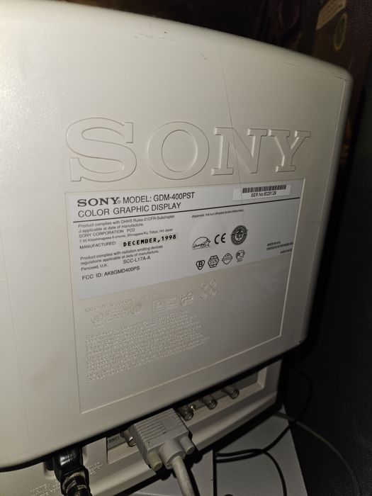 Sony Trinitron Multiscan 400ps професионален CRT монитор