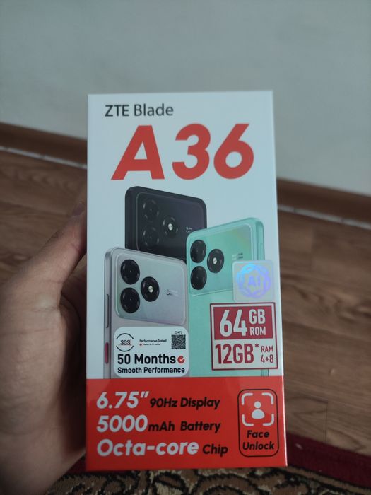 Продам телефон Zte blade a36