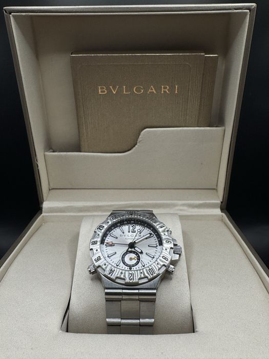 BULGARI diagono proffesional GMT stainless steel automatic