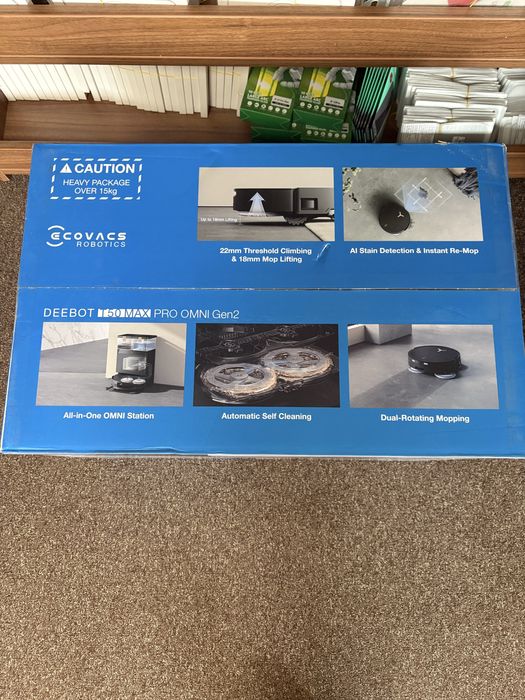 Robot de spalat in casa / Ecovacs Robotics / DEEBOT T50 Max Pro OMNI/ Gen 2 / Nou sigilat