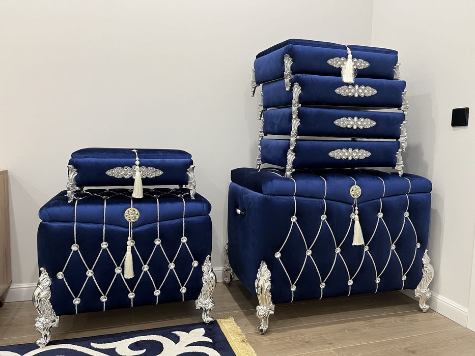 Набор сундуков и корзин сандык