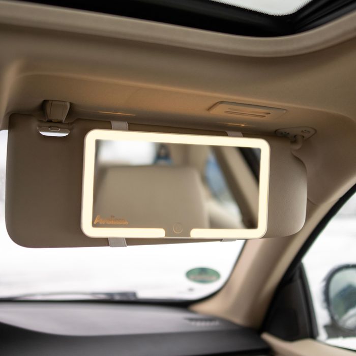 Oglinda led pentru masina cu 3 tipuri de lumina-intensitate reglabila