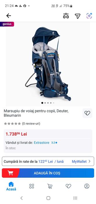 Rucsac pentru transport copii