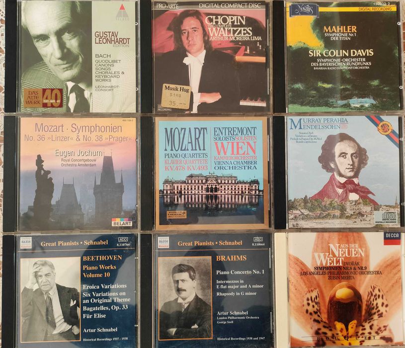 CD-uri - Clasica - Brendel, Schnabel, Kempff, Arrau, Pinnock, Horowitz