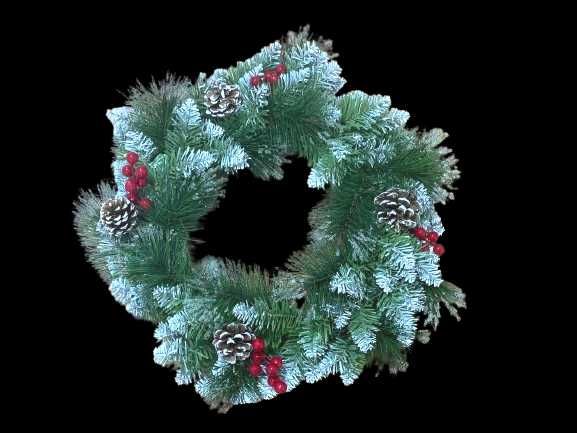 Елочные игрушки и гирлянды в Астане