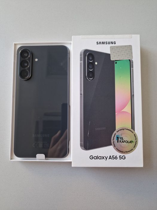 Samaung A56 8/128GB Black. Ideal.4 oylik telefon.