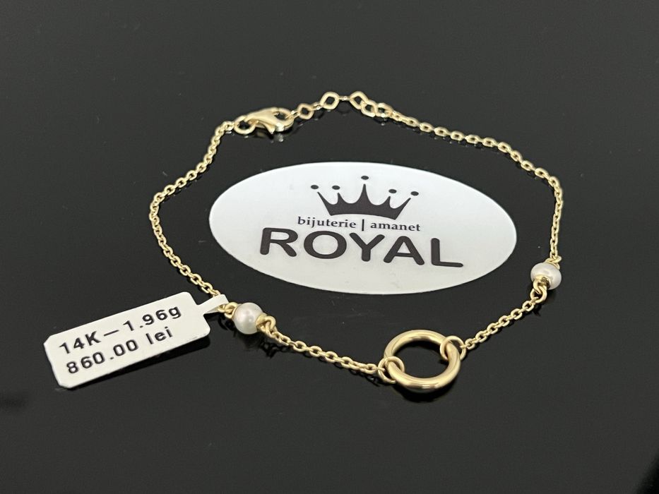 Bijuteria Royal CB : Bratara dama aur 14k 585 1,96 grame