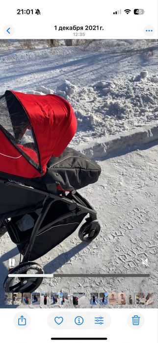 Коляская можнолетом и зимой