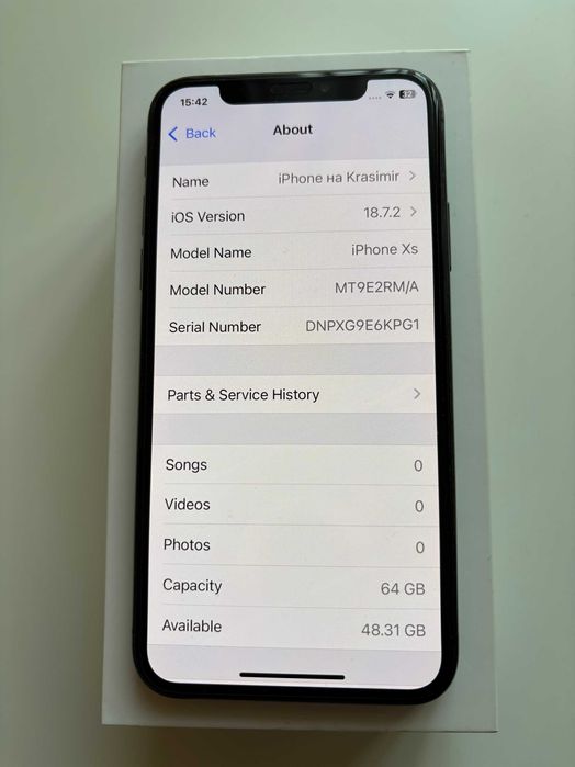 iPhone XS 64  GB